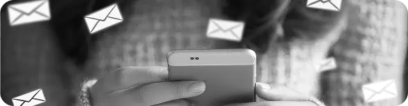 Email marketing platform showing segmented subscriber journeys with personalised email sequences based on interests, clicks, downloads, and survey responses