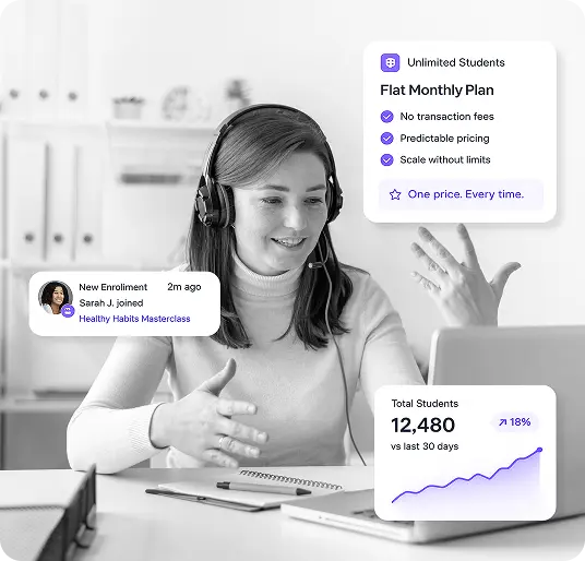 All course business tools in one dashboard